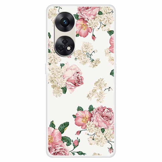 For Oppo Reno8 T 4G Pattern Printing Phone Case Anti-scratch Phone TPU Cover