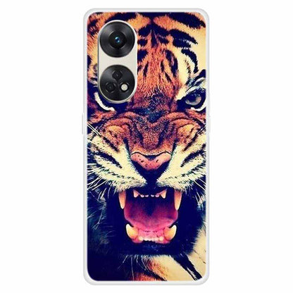 For Oppo Reno8 T 4G Pattern Printing Phone Case Anti-scratch Phone TPU Cover