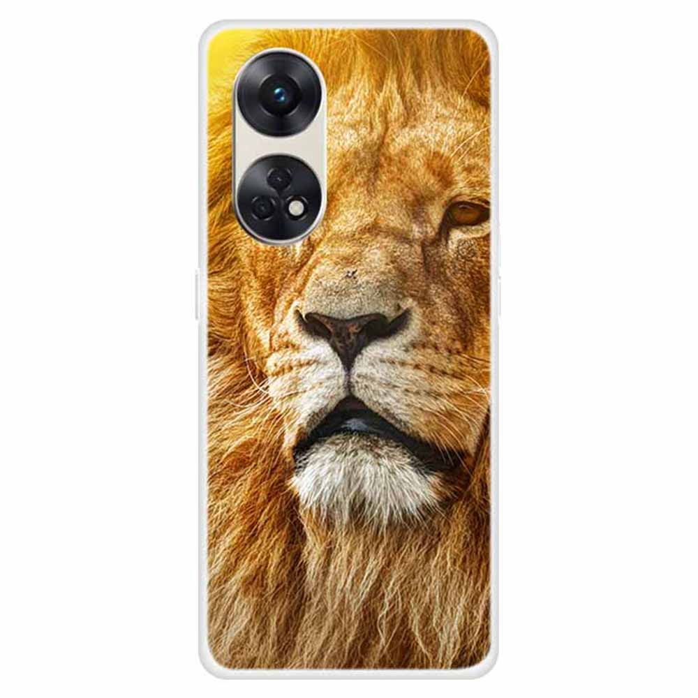For Oppo Reno8 T 4G Pattern Printing Phone Case Anti-scratch Phone TPU Cover