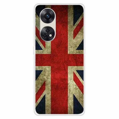 For Oppo Reno8 T 4G Pattern Printing Phone Case Anti-scratch Phone TPU Cover