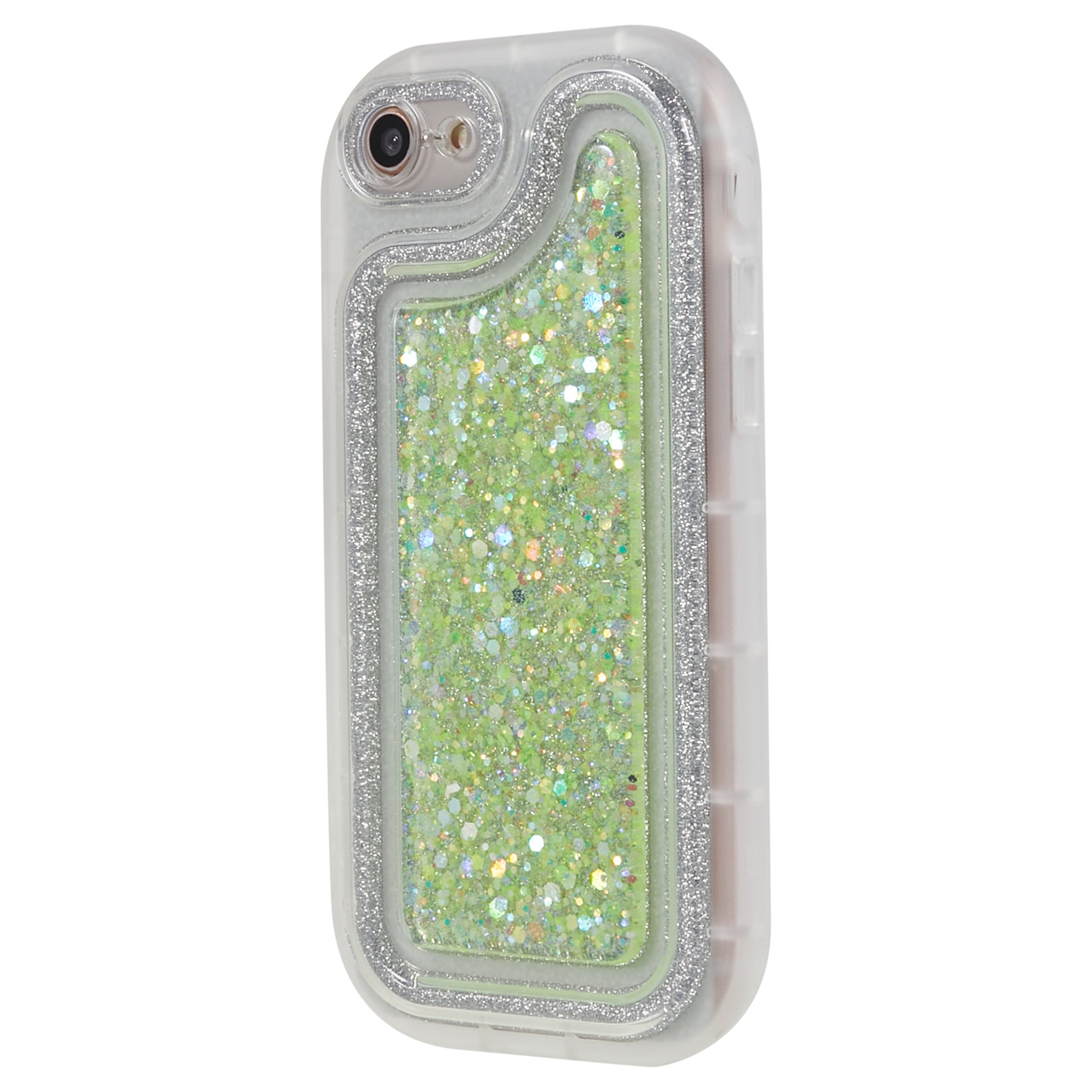 Glitter Phone Case for iPhone 7  / 8 4.7 inch / SE (2020) / (2022) , Soft TPU Epoxy Shockproof Cover