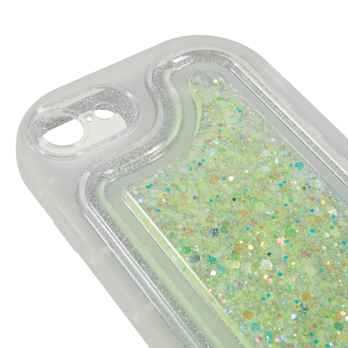 Glitter Phone Case for iPhone 7  / 8 4.7 inch / SE (2020) / (2022) , Soft TPU Epoxy Shockproof Cover