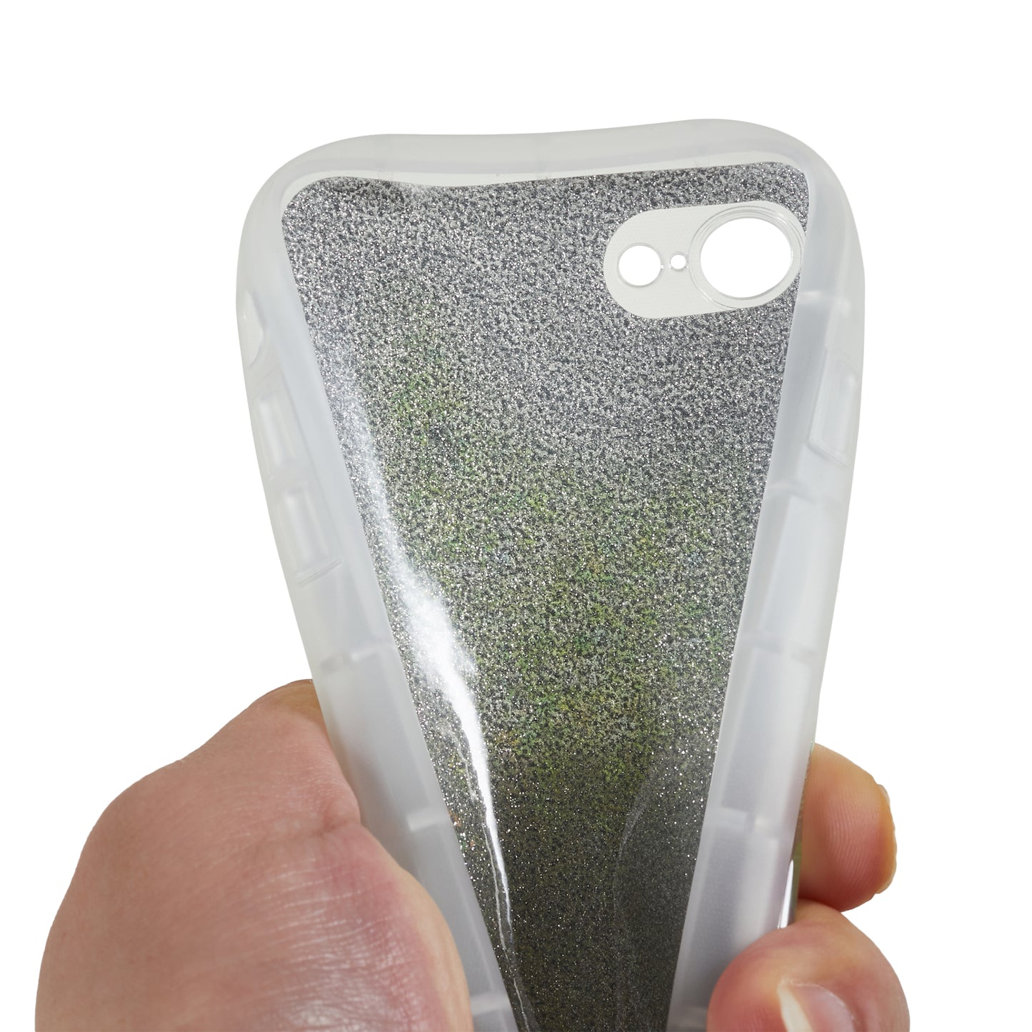 Glitter Phone Case for iPhone 7  / 8 4.7 inch / SE (2020) / (2022) , Soft TPU Epoxy Shockproof Cover