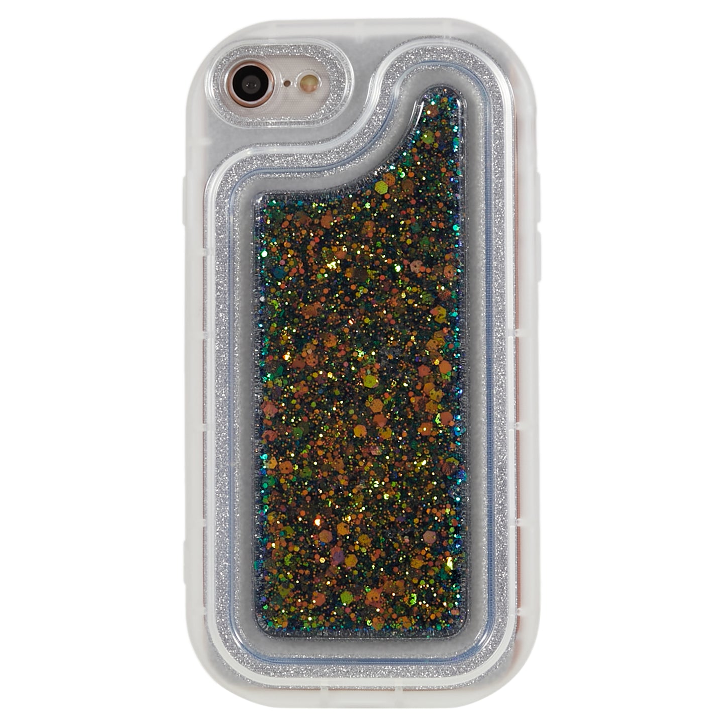 Glitter Phone Case for iPhone 7  / 8 4.7 inch / SE (2020) / (2022) , Soft TPU Epoxy Shockproof Cover