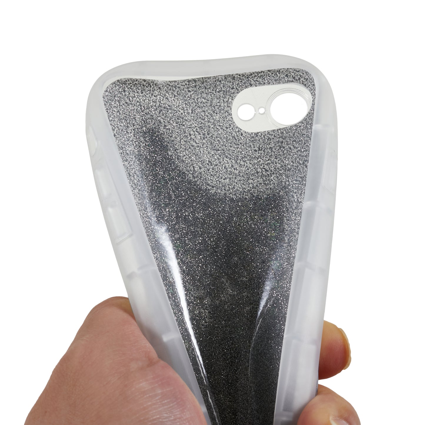 Glitter Phone Case for iPhone 7  / 8 4.7 inch / SE (2020) / (2022) , Soft TPU Epoxy Shockproof Cover