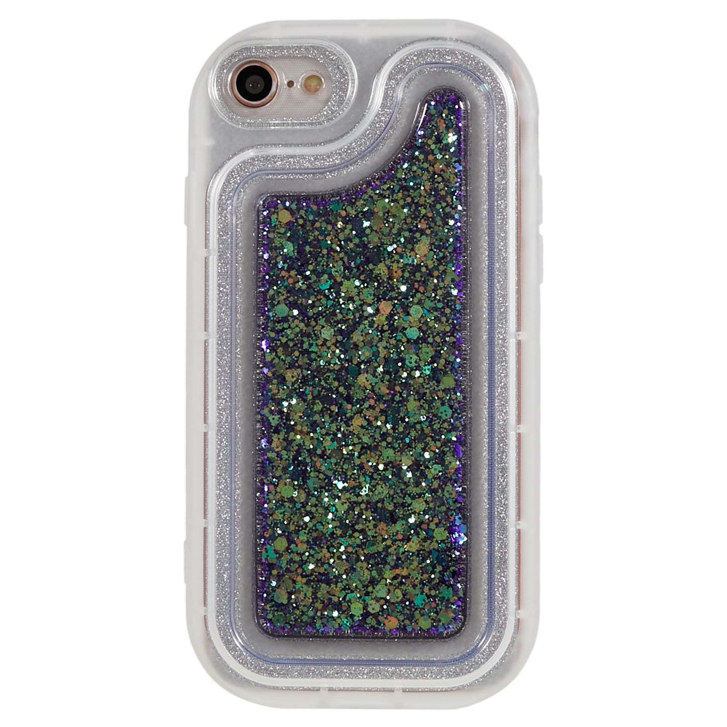 Glitter Phone Case for iPhone 7  / 8 4.7 inch / SE (2020) / (2022) , Soft TPU Epoxy Shockproof Cover