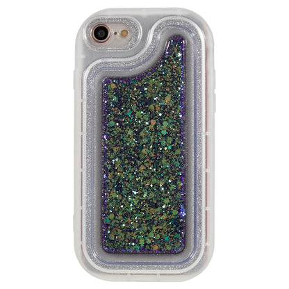 Glitter Phone Case for iPhone 7  / 8 4.7 inch / SE (2020) / (2022) , Soft TPU Epoxy Shockproof Cover