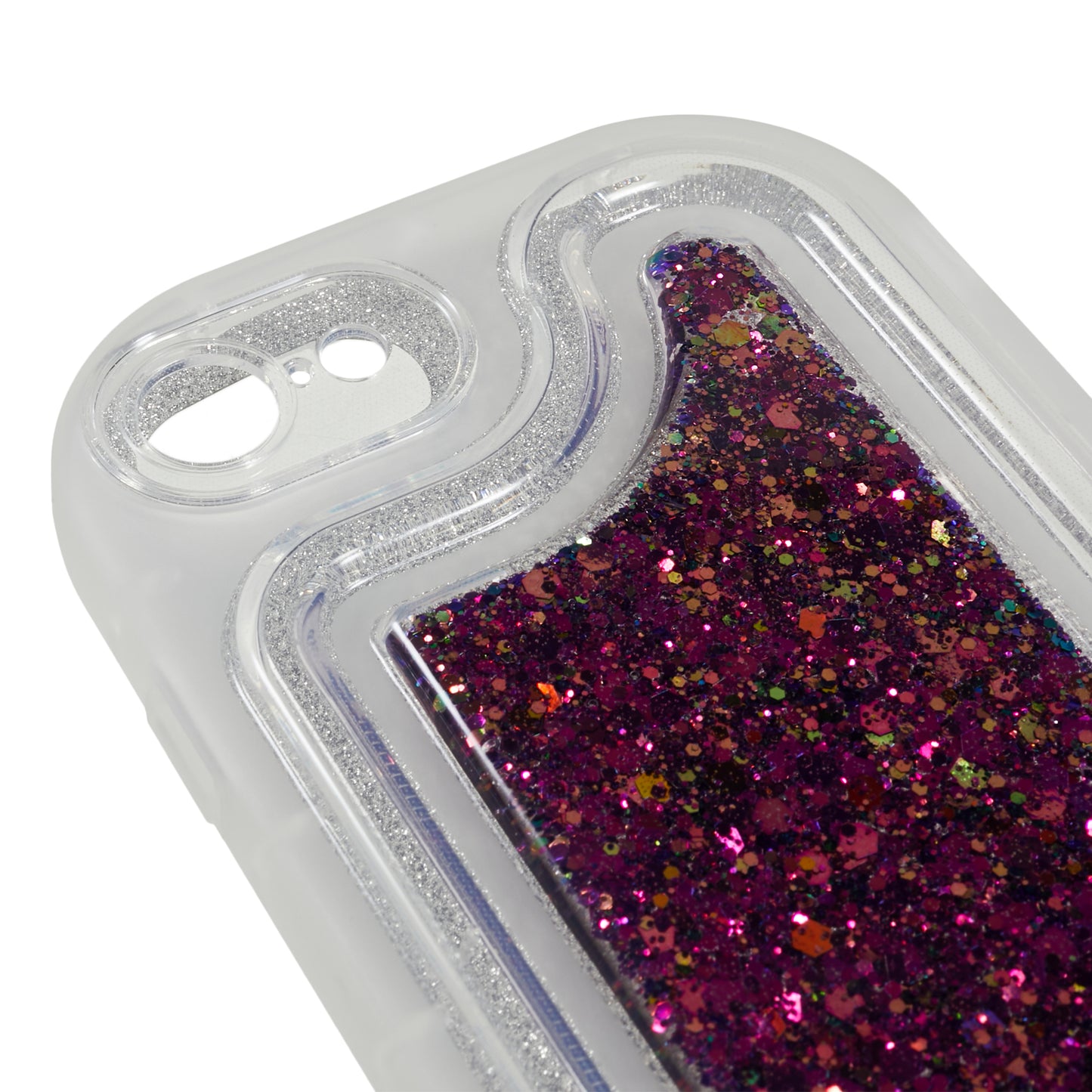 Glitter Phone Case for iPhone 7  / 8 4.7 inch / SE (2020) / (2022) , Soft TPU Epoxy Shockproof Cover