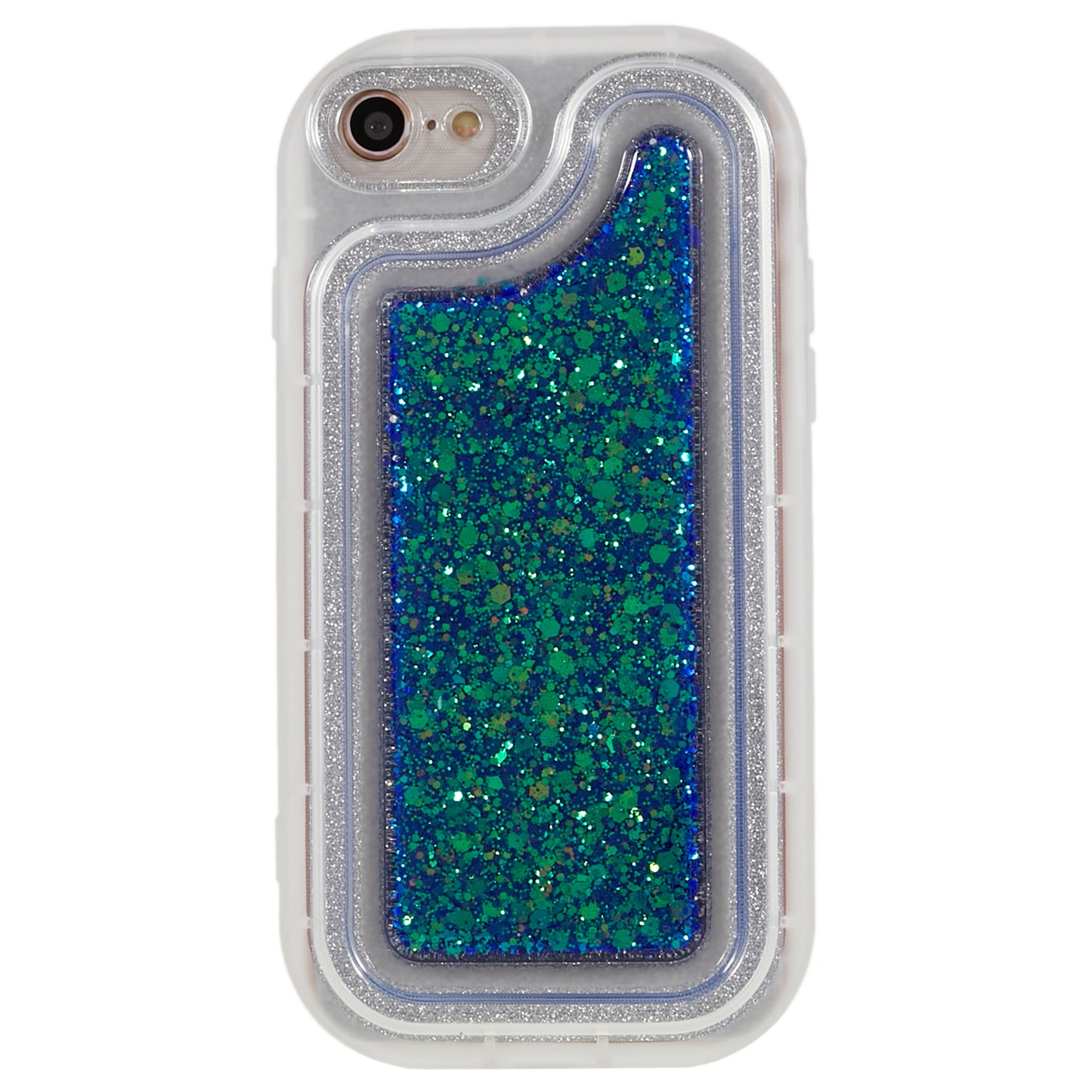 Glitter Phone Case for iPhone 7  / 8 4.7 inch / SE (2020) / (2022) , Soft TPU Epoxy Shockproof Cover