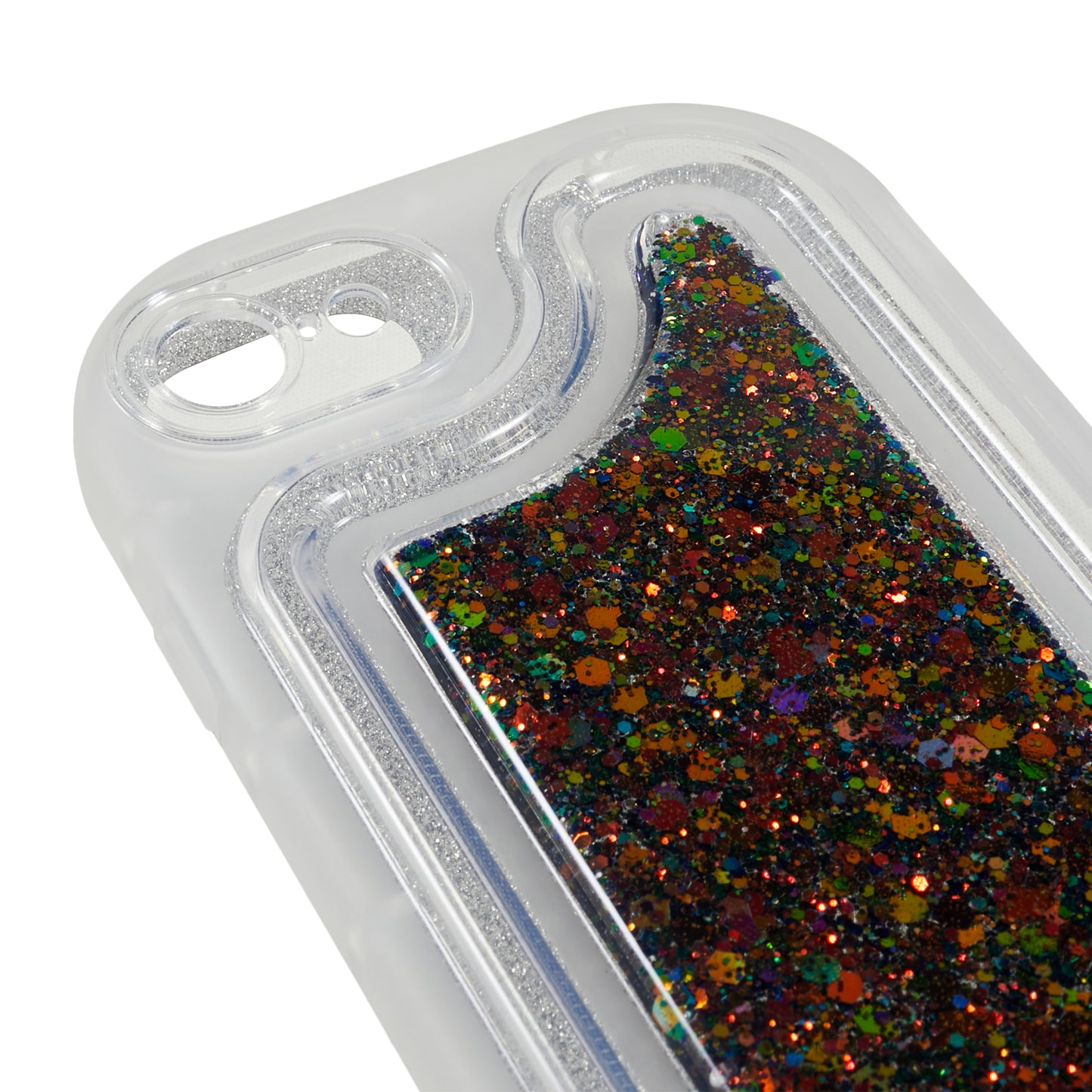 Glitter Phone Case for iPhone 7  / 8 4.7 inch / SE (2020) / (2022) , Soft TPU Epoxy Shockproof Cover