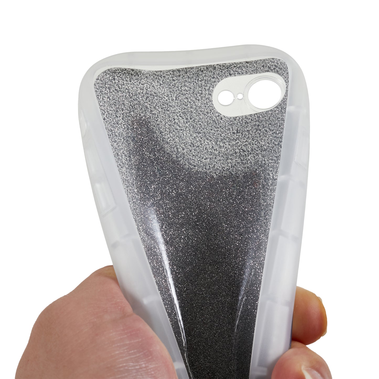 Glitter Phone Case for iPhone 7  / 8 4.7 inch / SE (2020) / (2022) , Soft TPU Epoxy Shockproof Cover