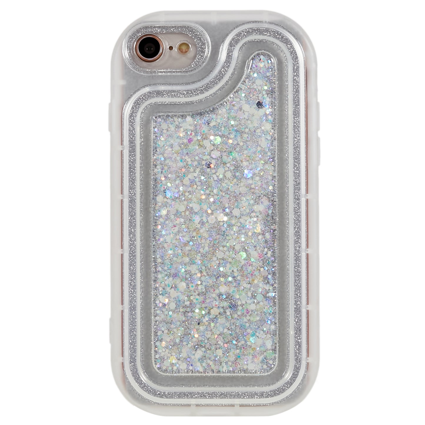 Glitter Phone Case for iPhone 7  / 8 4.7 inch / SE (2020) / (2022) , Soft TPU Epoxy Shockproof Cover