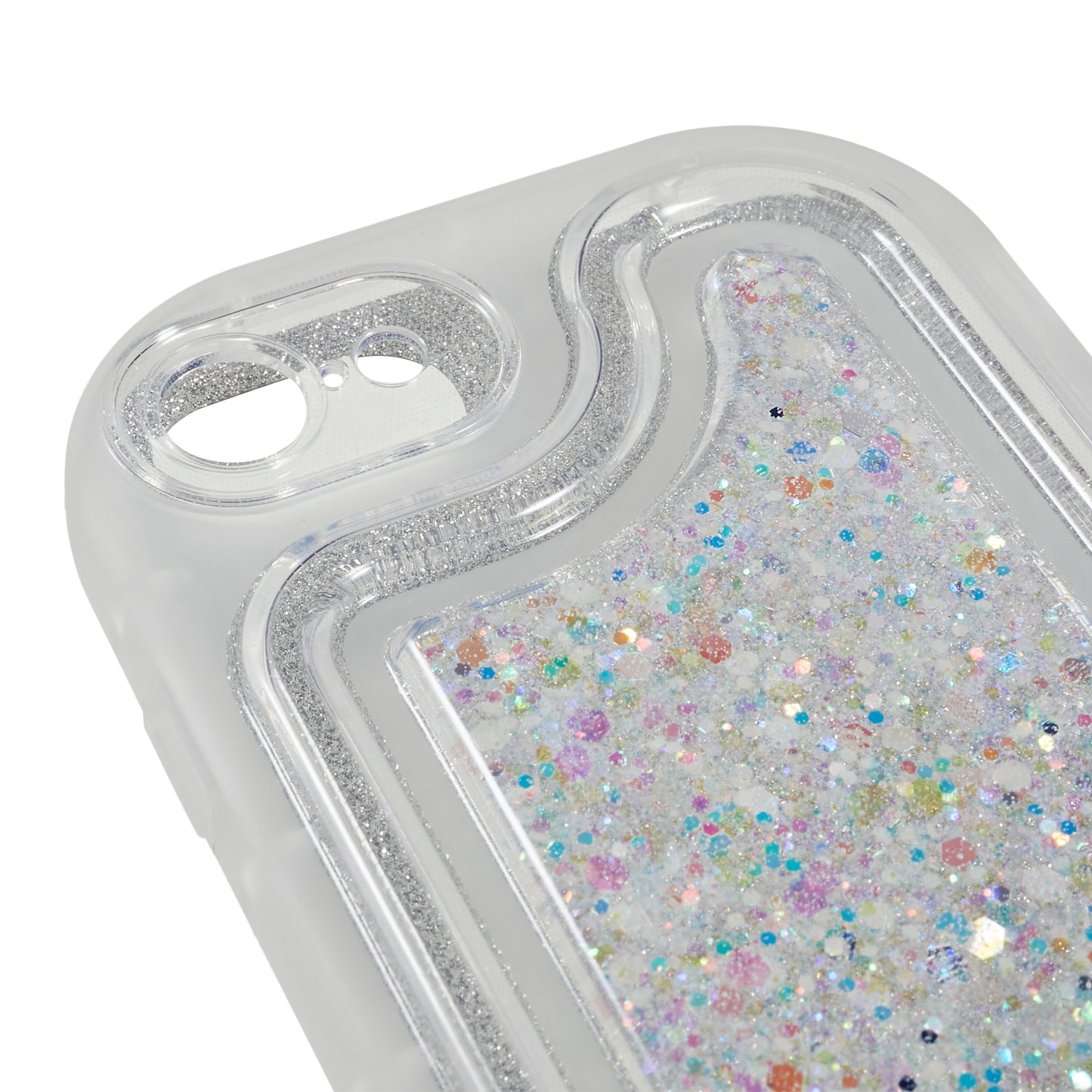 Glitter Phone Case for iPhone 7  / 8 4.7 inch / SE (2020) / (2022) , Soft TPU Epoxy Shockproof Cover