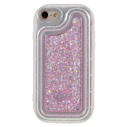 Glitter Phone Case for iPhone 7  / 8 4.7 inch / SE (2020) / (2022) , Soft TPU Epoxy Shockproof Cover