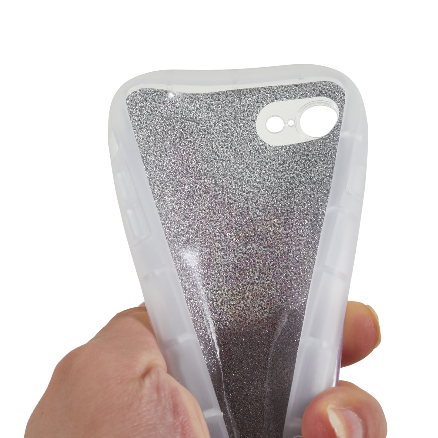 Glitter Phone Case for iPhone 7  / 8 4.7 inch / SE (2020) / (2022) , Soft TPU Epoxy Shockproof Cover