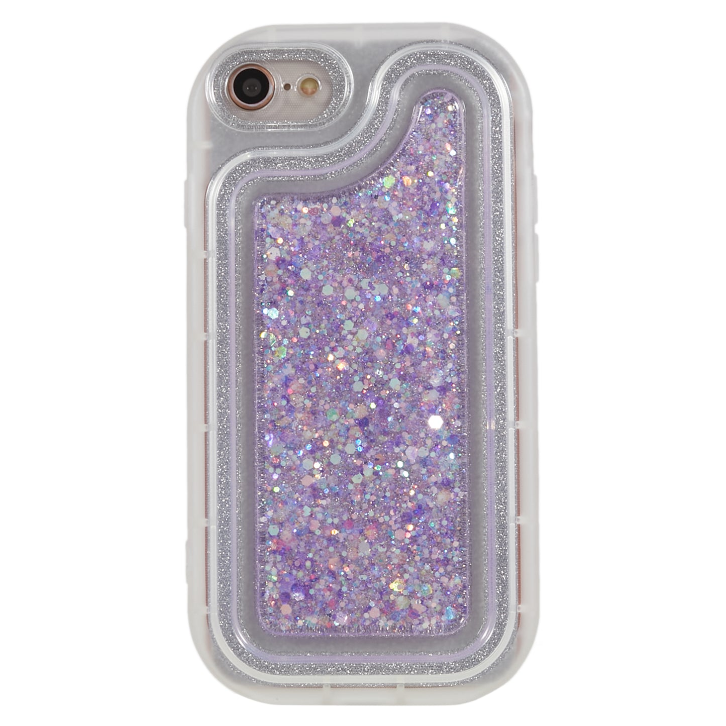 Glitter Phone Case for iPhone 7  / 8 4.7 inch / SE (2020) / (2022) , Soft TPU Epoxy Shockproof Cover