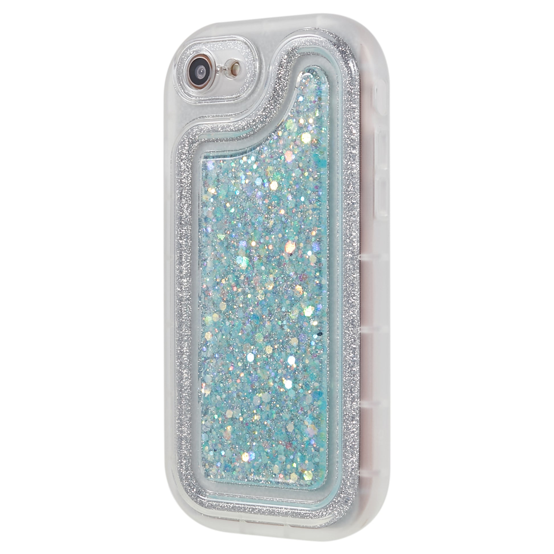 Glitter Phone Case for iPhone 7  / 8 4.7 inch / SE (2020) / (2022) , Soft TPU Epoxy Shockproof Cover