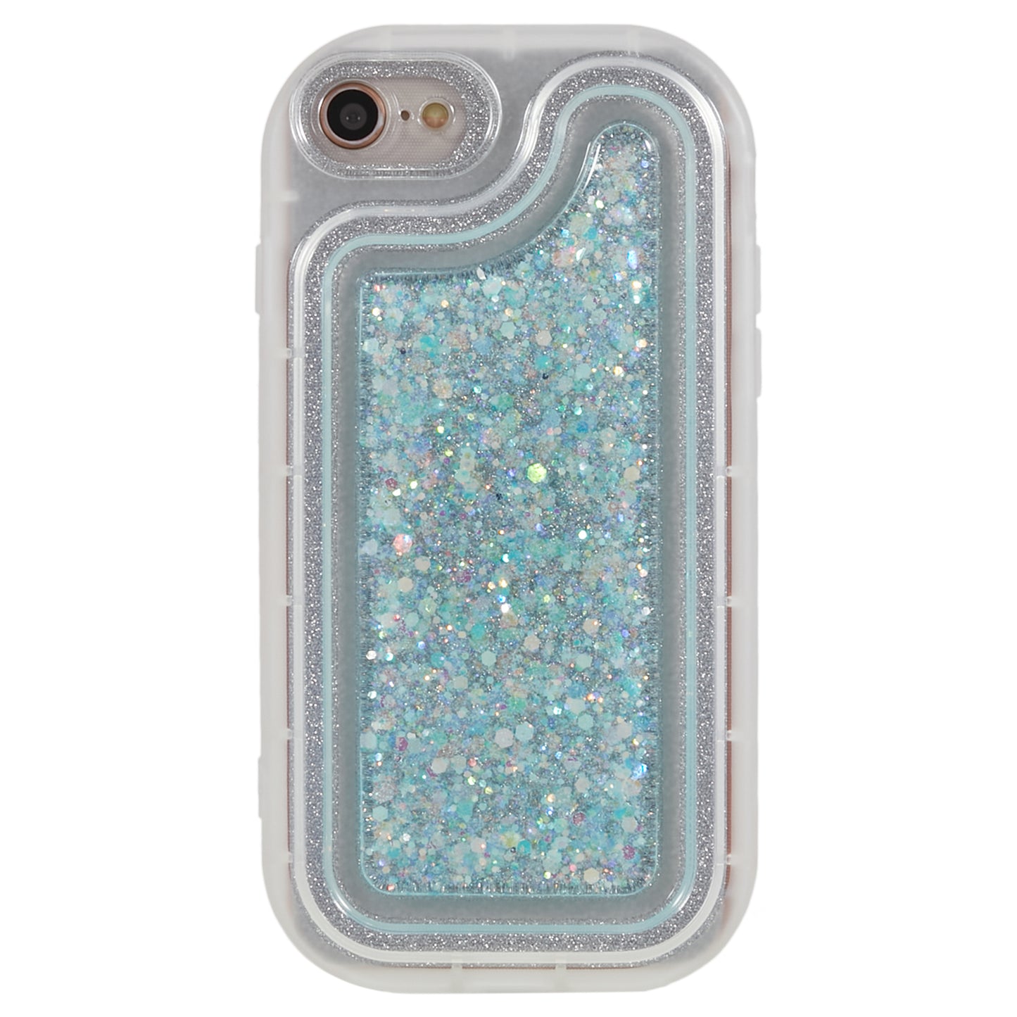 Glitter Phone Case for iPhone 7  / 8 4.7 inch / SE (2020) / (2022) , Soft TPU Epoxy Shockproof Cover