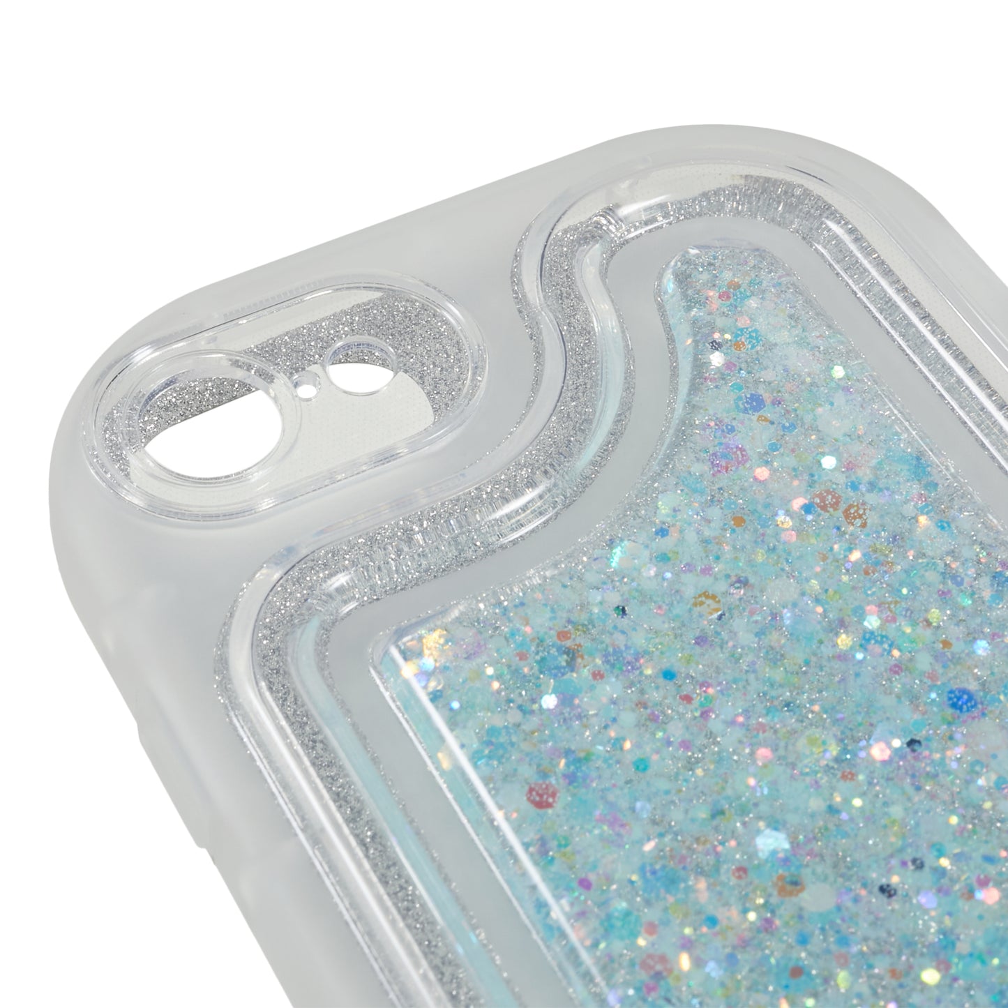 Glitter Phone Case for iPhone 7  / 8 4.7 inch / SE (2020) / (2022) , Soft TPU Epoxy Shockproof Cover