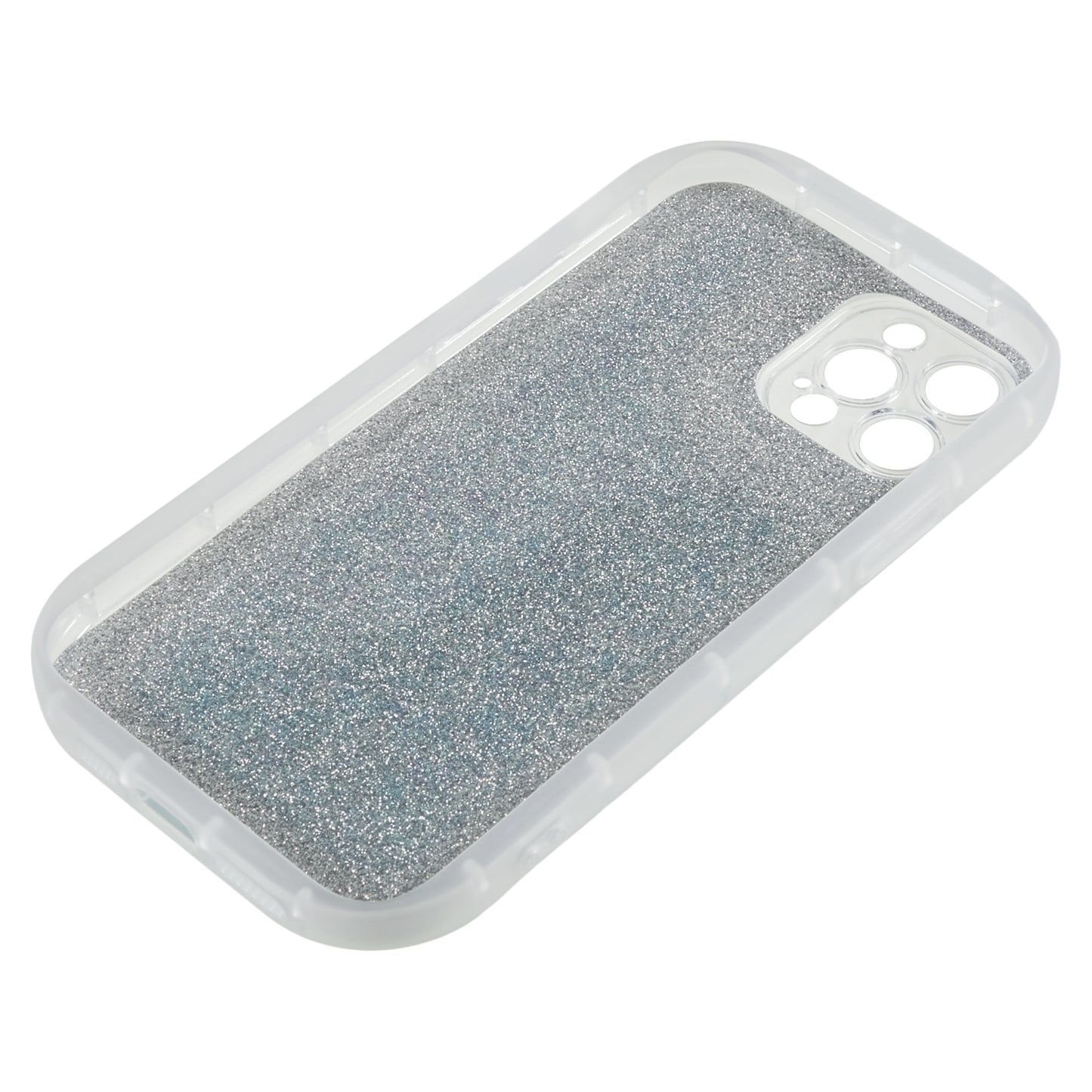 For iPhone 12 Pro 6.1 inch Glitter Sparkle Epoxy Phone Case Soft TPU Drop Protection Cover