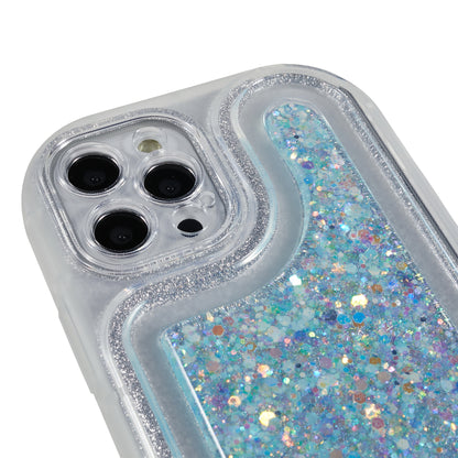 For iPhone 12 Pro 6.1 inch Glitter Sparkle Epoxy Phone Case Soft TPU Drop Protection Cover