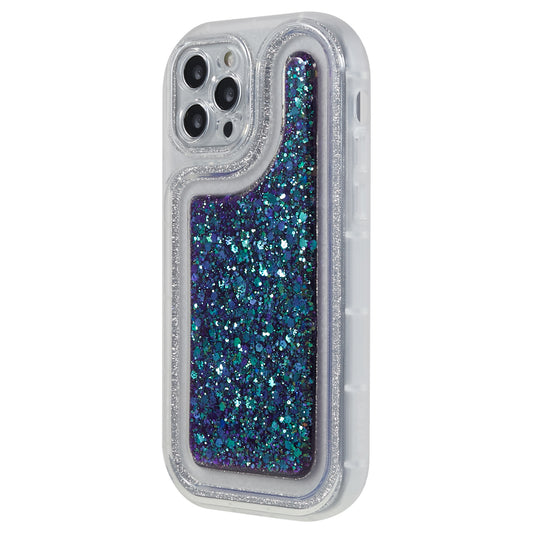 For iPhone 12 Pro 6.1 inch Glitter Sparkle Epoxy Phone Case Soft TPU Drop Protection Cover