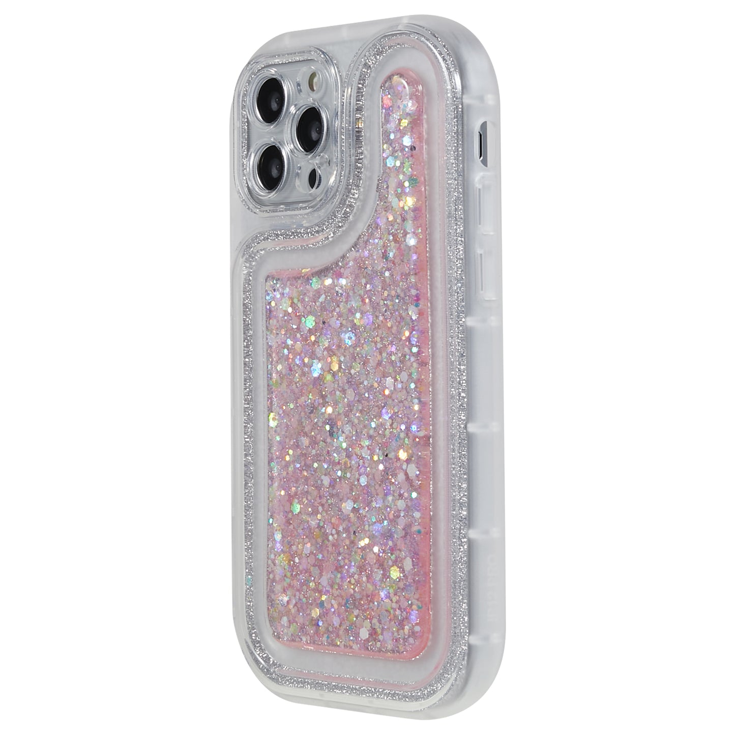 For iPhone 12 Pro 6.1 inch Glitter Sparkle Epoxy Phone Case Soft TPU Drop Protection Cover