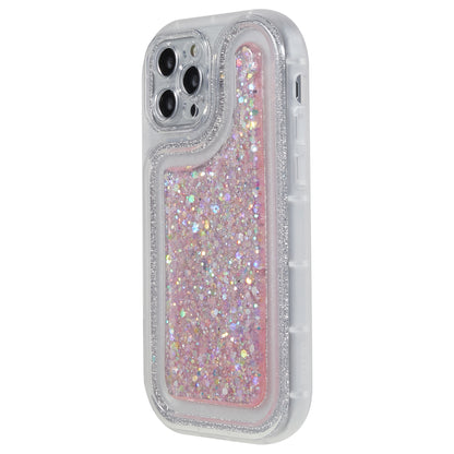 For iPhone 12 Pro 6.1 inch Glitter Sparkle Epoxy Phone Case Soft TPU Drop Protection Cover
