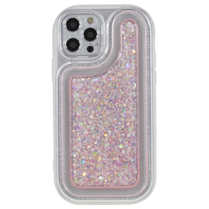 For iPhone 12 Pro 6.1 inch Glitter Sparkle Epoxy Phone Case Soft TPU Drop Protection Cover
