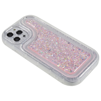 For iPhone 12 Pro 6.1 inch Glitter Sparkle Epoxy Phone Case Soft TPU Drop Protection Cover