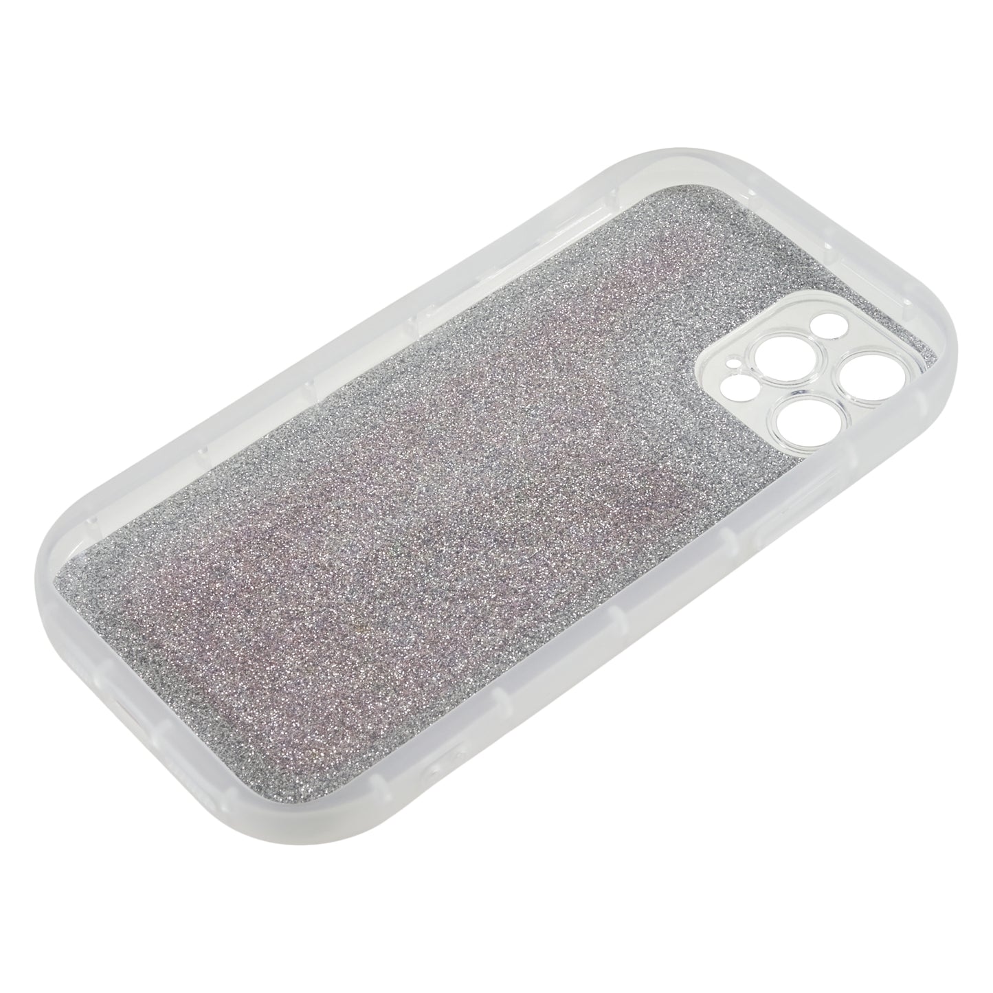 For iPhone 12 Pro 6.1 inch Glitter Sparkle Epoxy Phone Case Soft TPU Drop Protection Cover