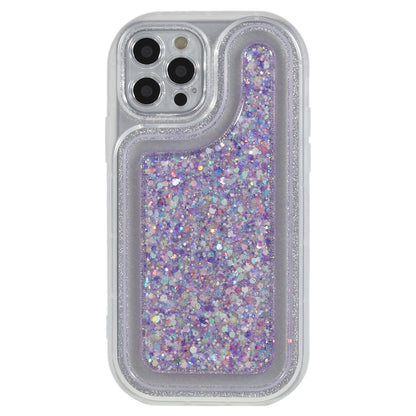 For iPhone 12 Pro 6.1 inch Glitter Sparkle Epoxy Phone Case Soft TPU Drop Protection Cover