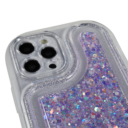 For iPhone 12 Pro 6.1 inch Glitter Sparkle Epoxy Phone Case Soft TPU Drop Protection Cover