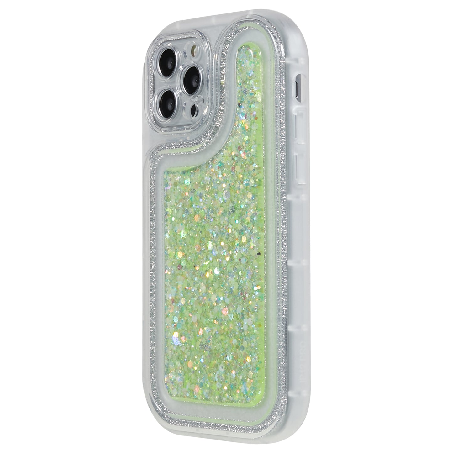 For iPhone 12 Pro 6.1 inch Glitter Sparkle Epoxy Phone Case Soft TPU Drop Protection Cover