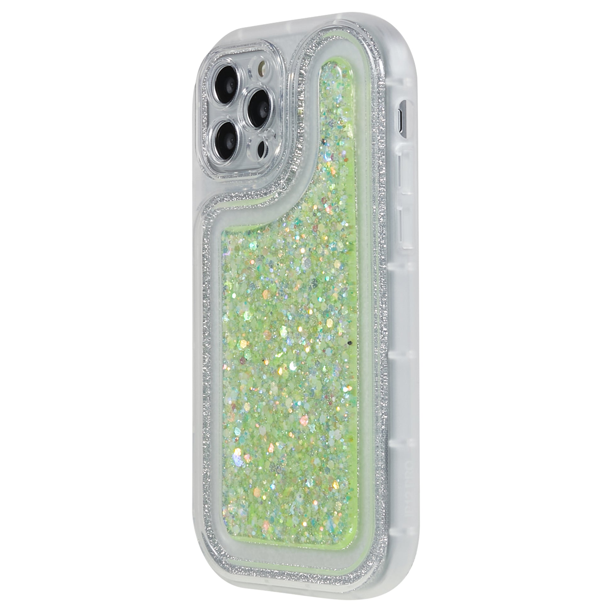 For iPhone 12 Pro 6.1 inch Glitter Sparkle Epoxy Phone Case Soft TPU Drop Protection Cover