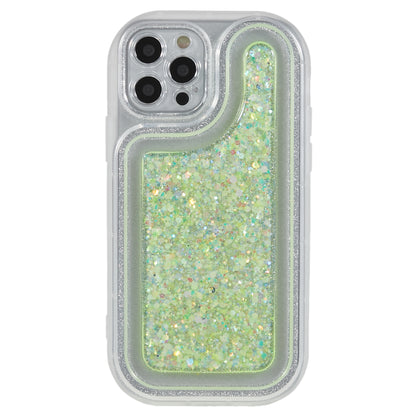 For iPhone 12 Pro 6.1 inch Glitter Sparkle Epoxy Phone Case Soft TPU Drop Protection Cover