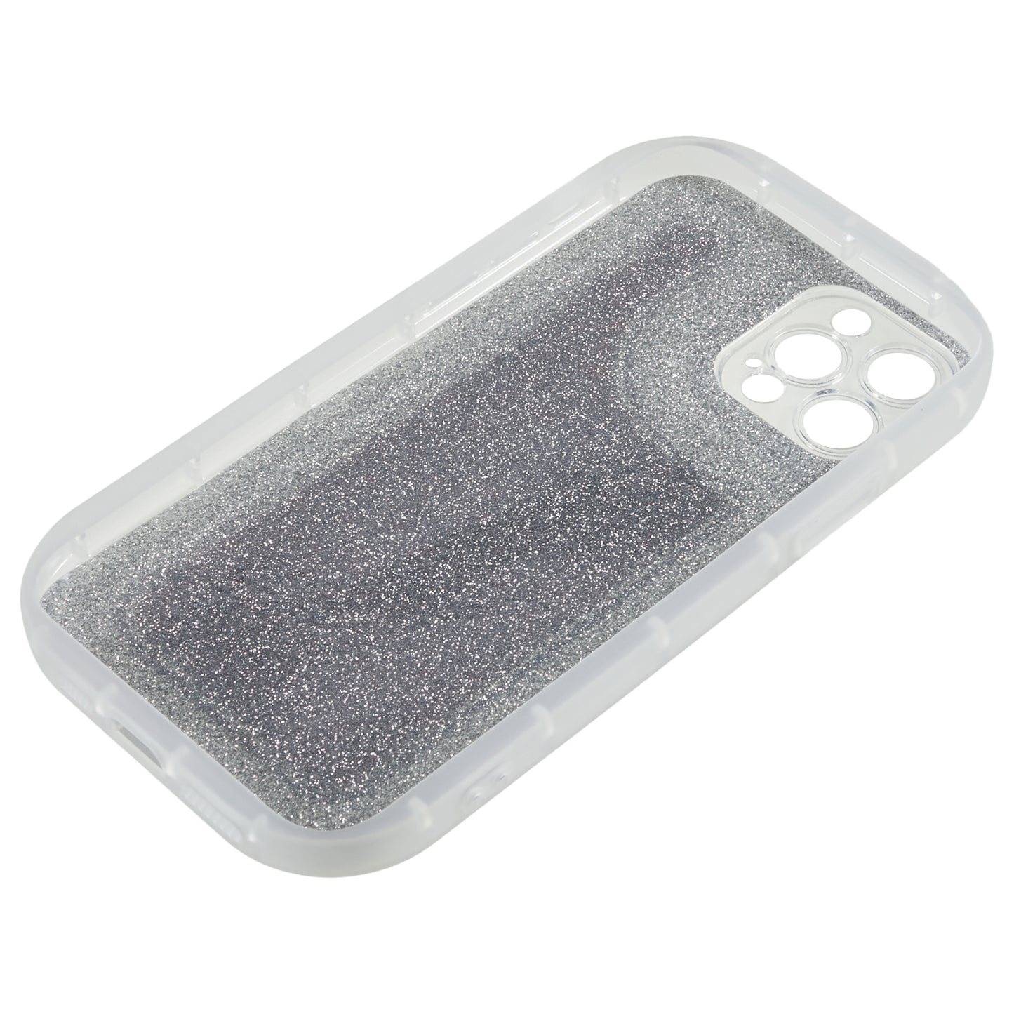 For iPhone 12 Pro 6.1 inch Glitter Sparkle Epoxy Phone Case Soft TPU Drop Protection Cover