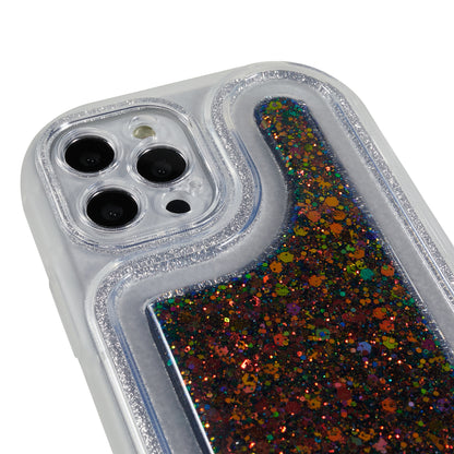 For iPhone 12 Pro 6.1 inch Glitter Sparkle Epoxy Phone Case Soft TPU Drop Protection Cover
