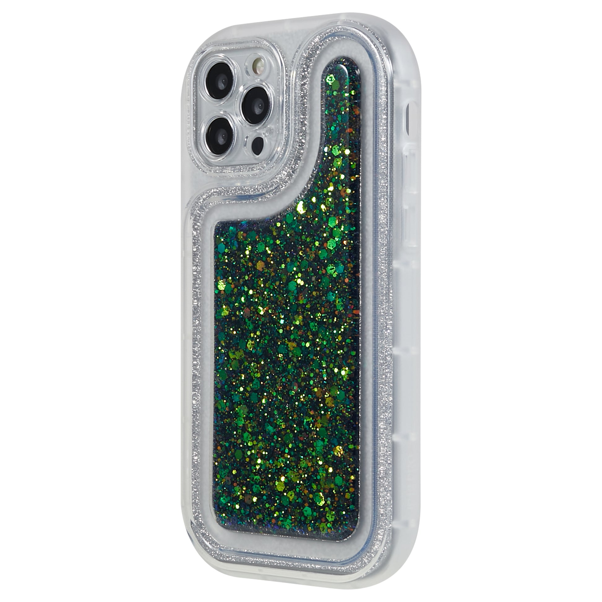 For iPhone 12 Pro 6.1 inch Glitter Sparkle Epoxy Phone Case Soft TPU Drop Protection Cover
