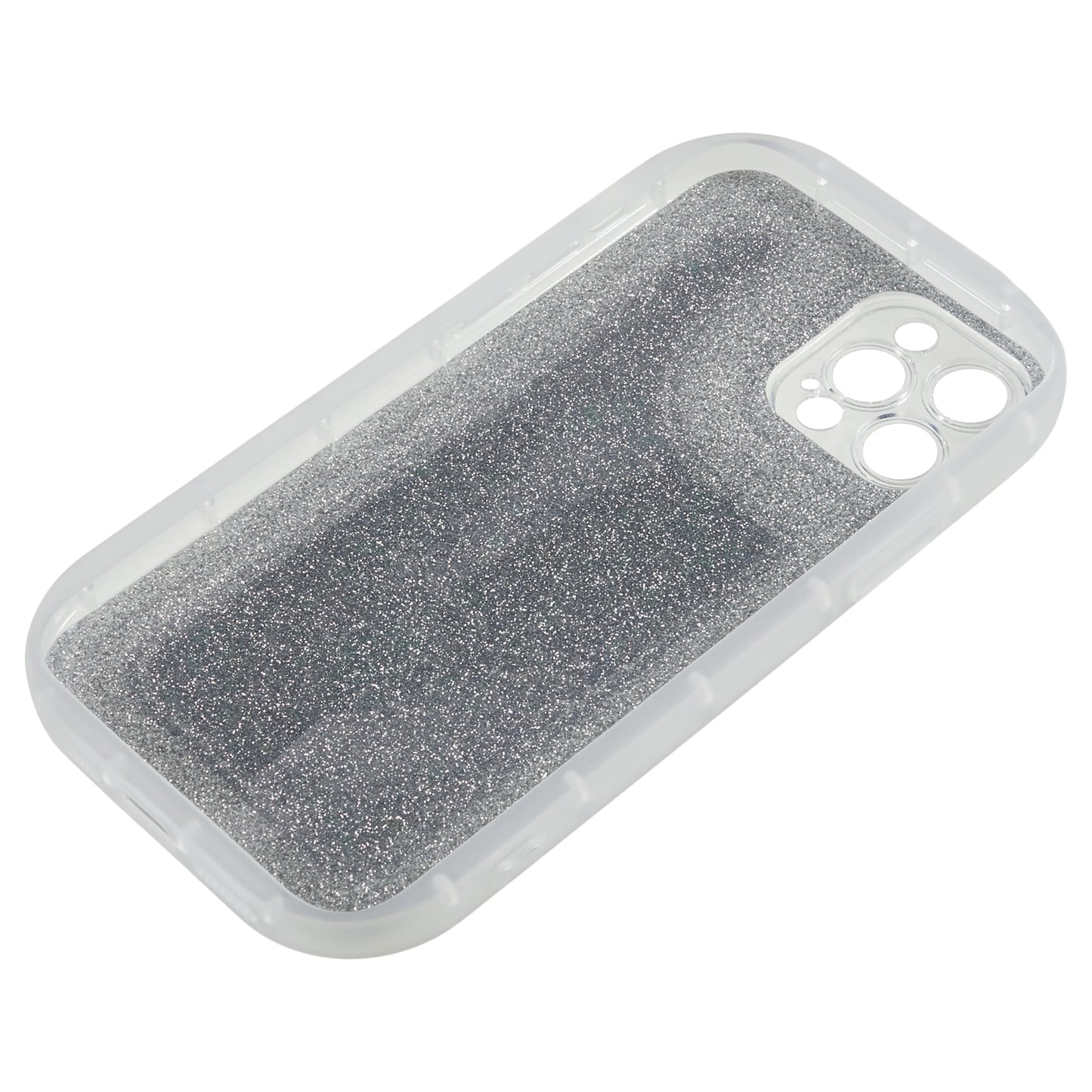 For iPhone 12 Pro 6.1 inch Glitter Sparkle Epoxy Phone Case Soft TPU Drop Protection Cover