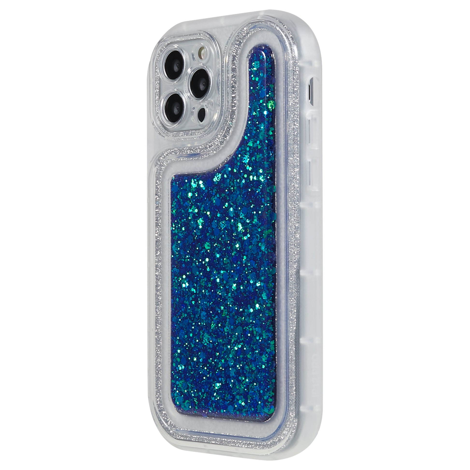 For iPhone 12 Pro 6.1 inch Glitter Sparkle Epoxy Phone Case Soft TPU Drop Protection Cover