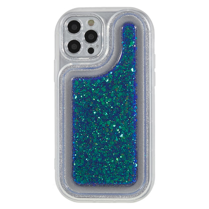 For iPhone 12 Pro 6.1 inch Glitter Sparkle Epoxy Phone Case Soft TPU Drop Protection Cover