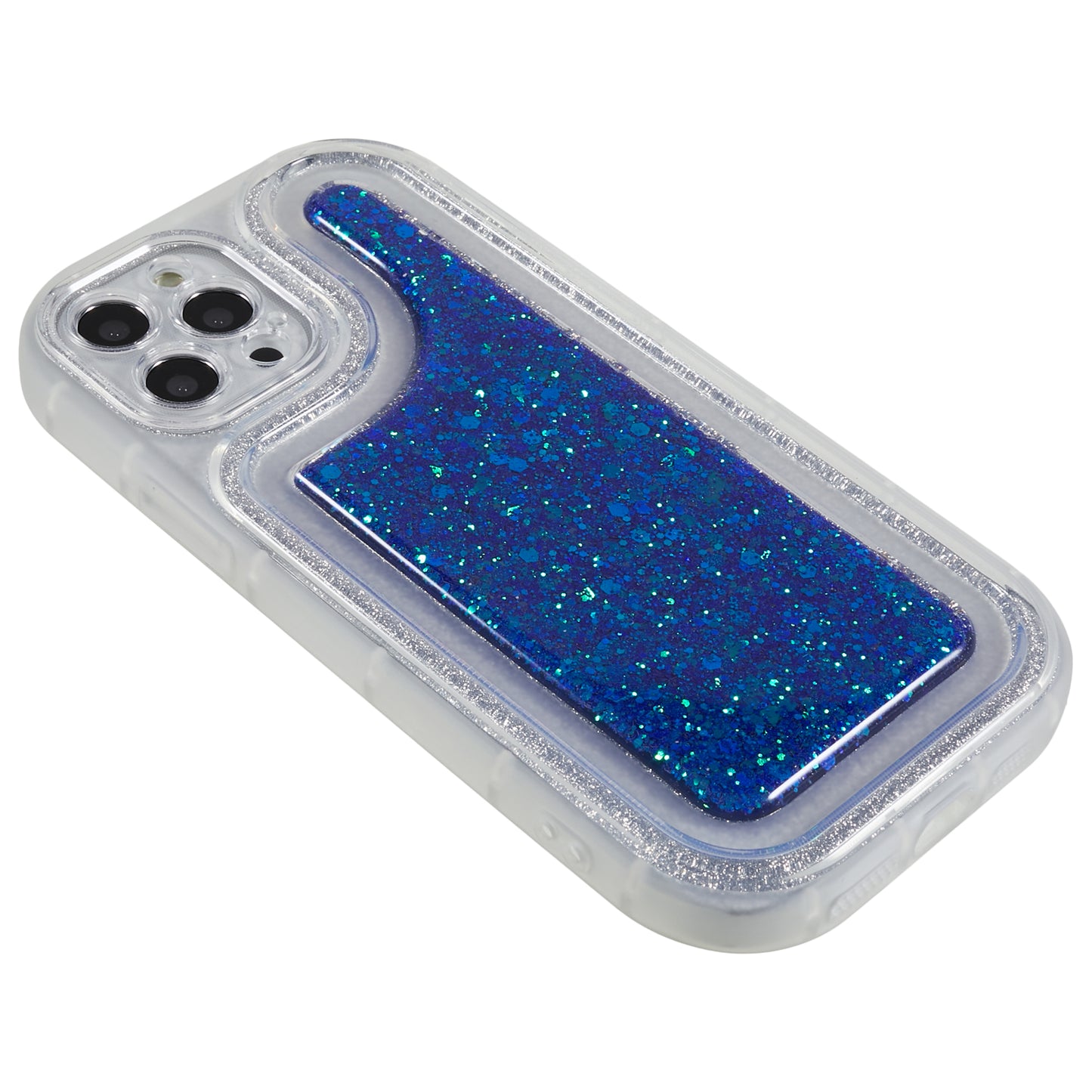 For iPhone 12 Pro 6.1 inch Glitter Sparkle Epoxy Phone Case Soft TPU Drop Protection Cover