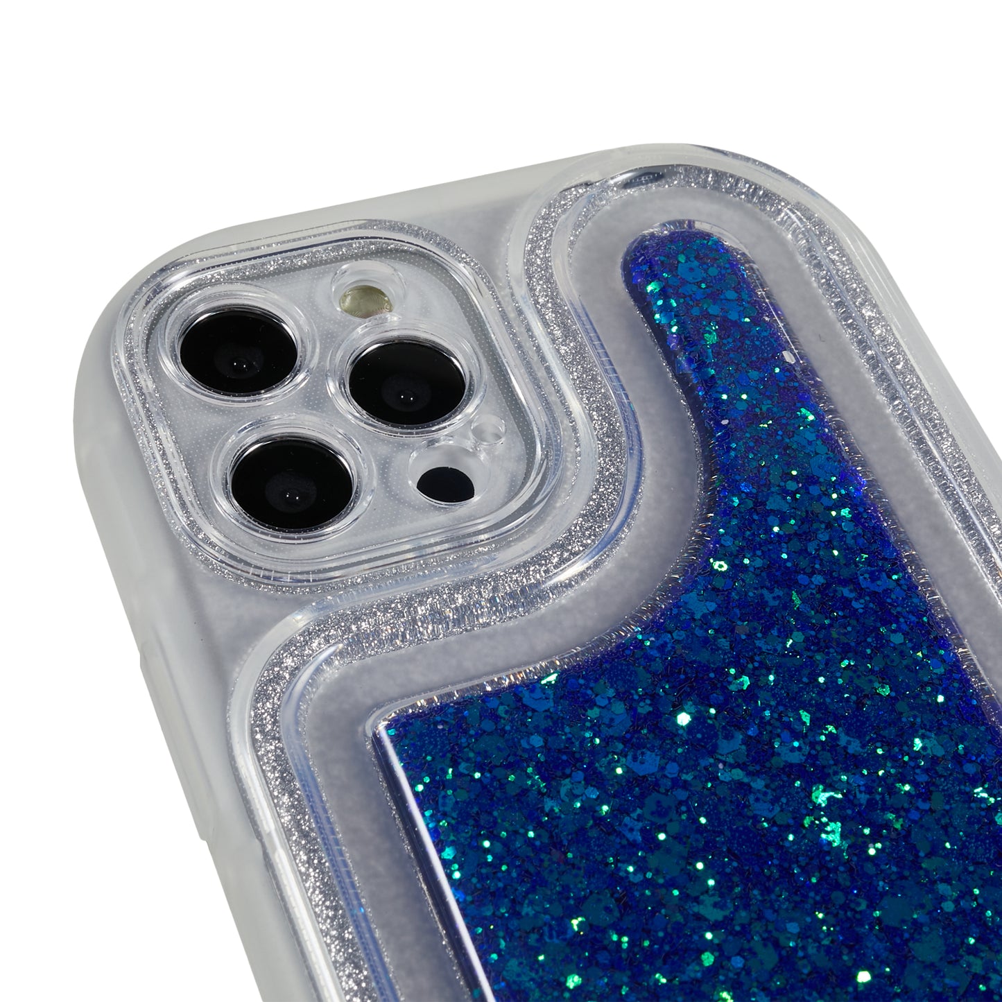 For iPhone 12 Pro 6.1 inch Glitter Sparkle Epoxy Phone Case Soft TPU Drop Protection Cover