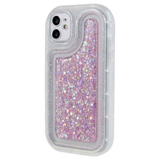 For iPhone 11 6.1 inch Glitter Sparkle Epoxy TPU Phone Case Scratch-Resistant Protective Cover