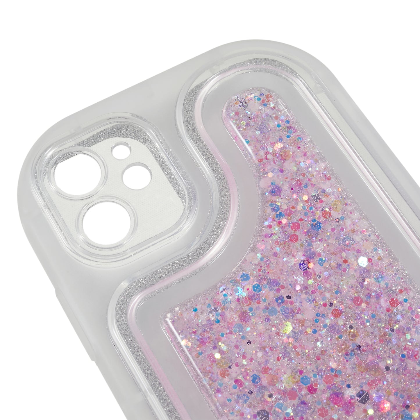For iPhone 11 6.1 inch Glitter Sparkle Epoxy TPU Phone Case Scratch-Resistant Protective Cover