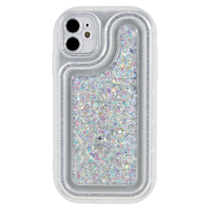 For iPhone 11 6.1 inch Glitter Sparkle Epoxy TPU Phone Case Scratch-Resistant Protective Cover
