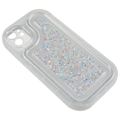 For iPhone 11 6.1 inch Glitter Sparkle Epoxy TPU Phone Case Scratch-Resistant Protective Cover