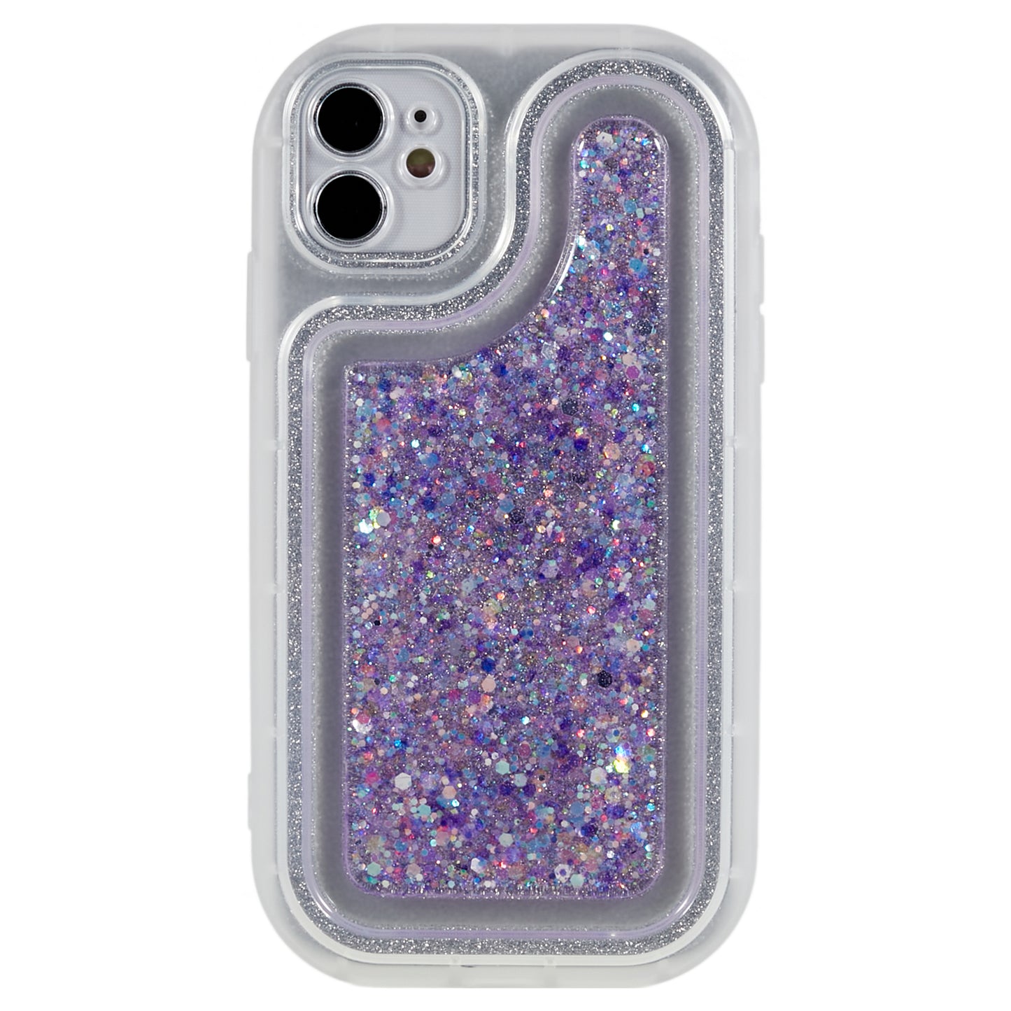For iPhone 11 6.1 inch Glitter Sparkle Epoxy TPU Phone Case Scratch-Resistant Protective Cover