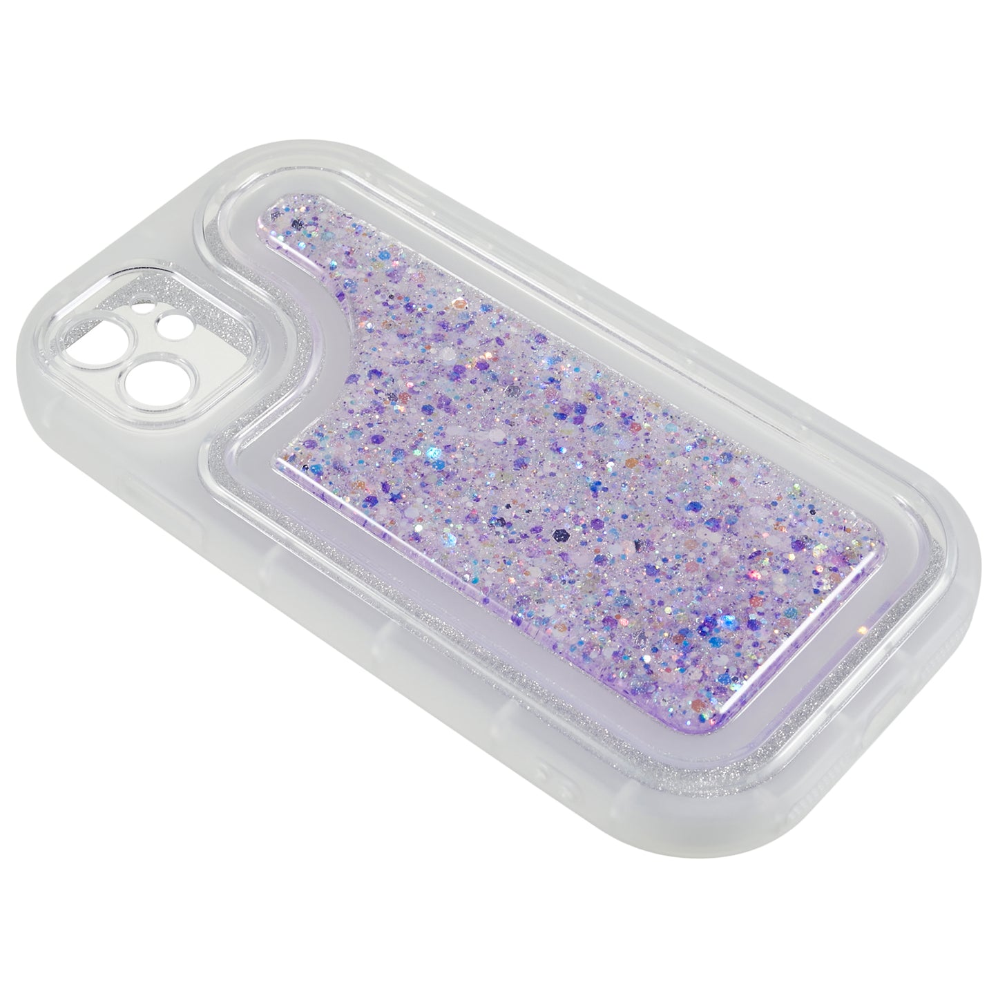 For iPhone 11 6.1 inch Glitter Sparkle Epoxy TPU Phone Case Scratch-Resistant Protective Cover